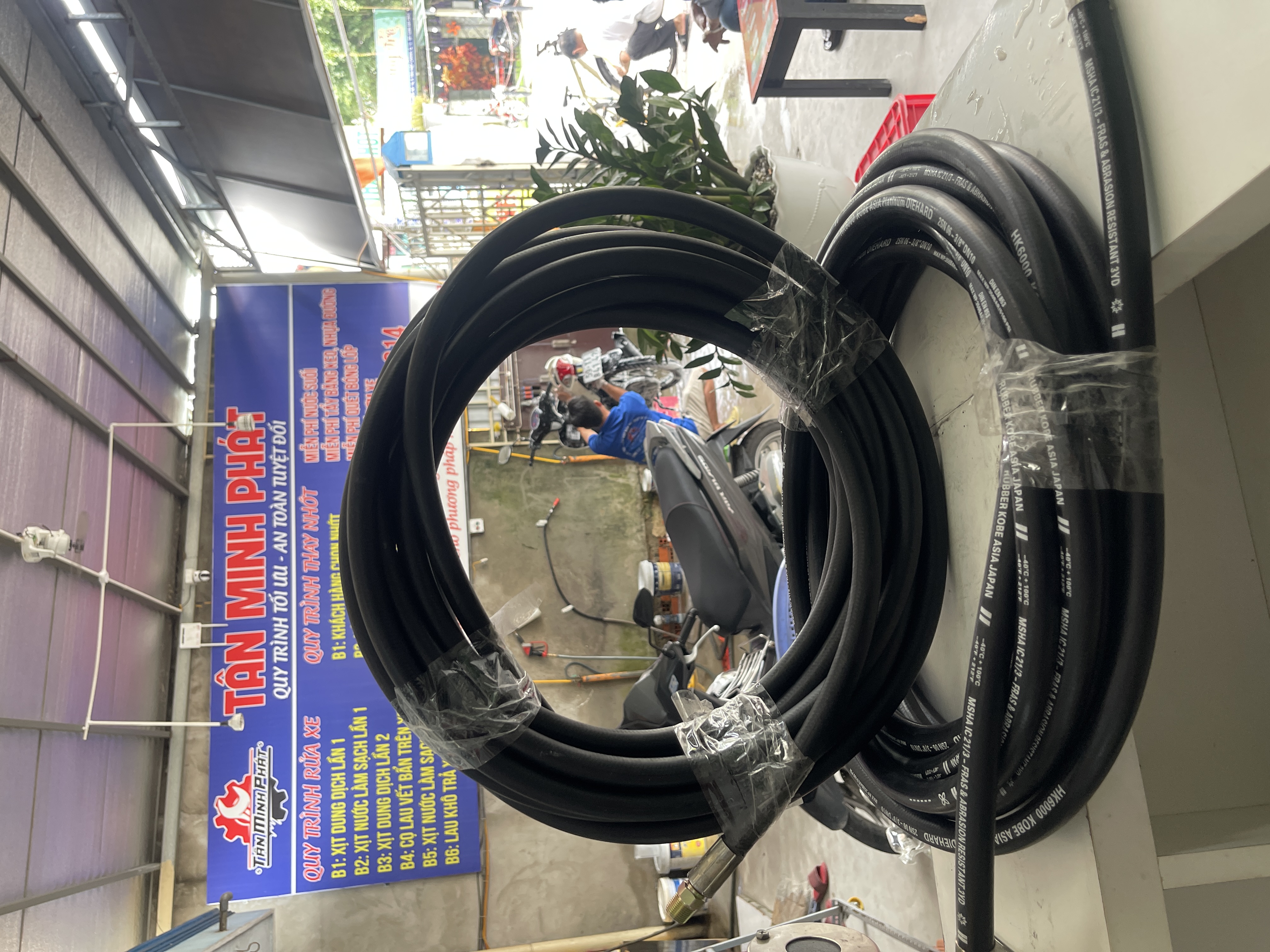 Dây máy rửa xe cao áp