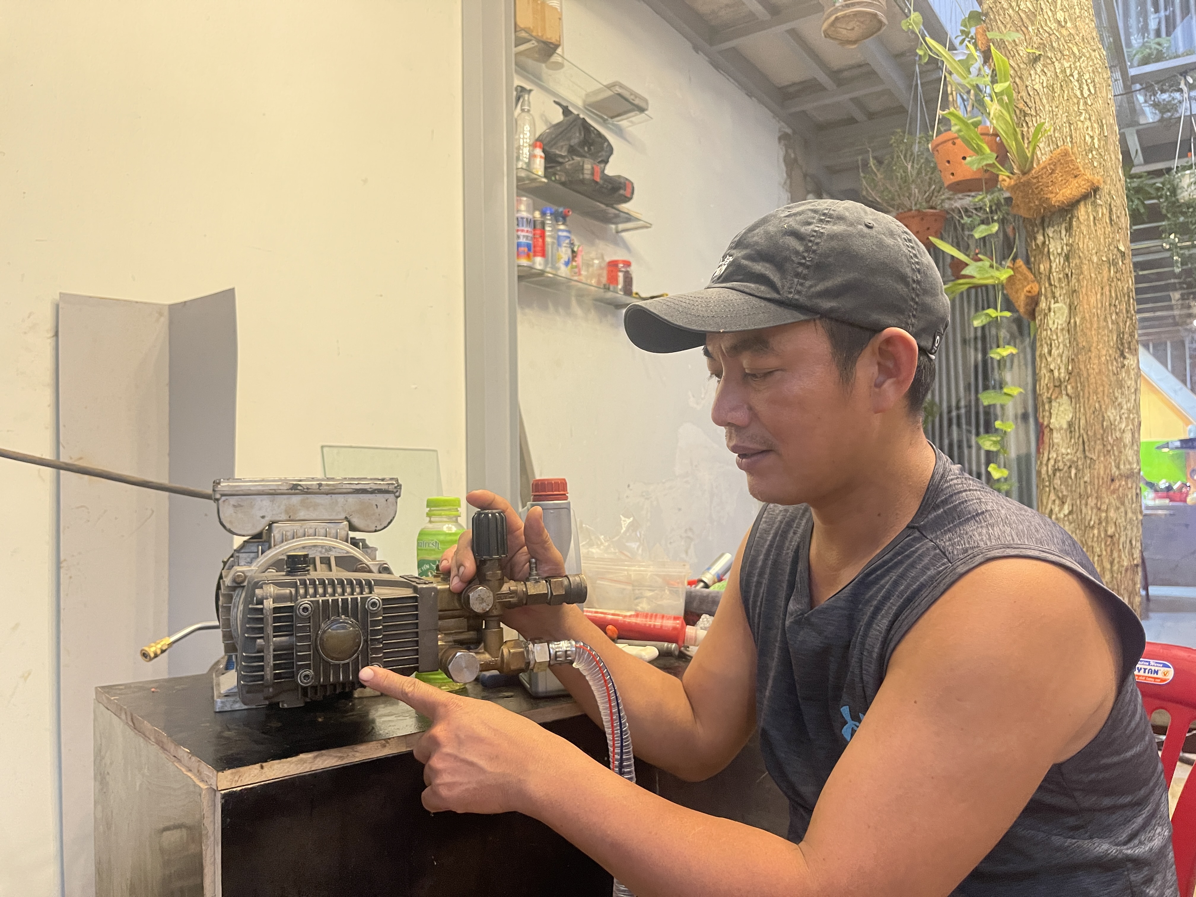 Bảo trì thiết bị rửa xe