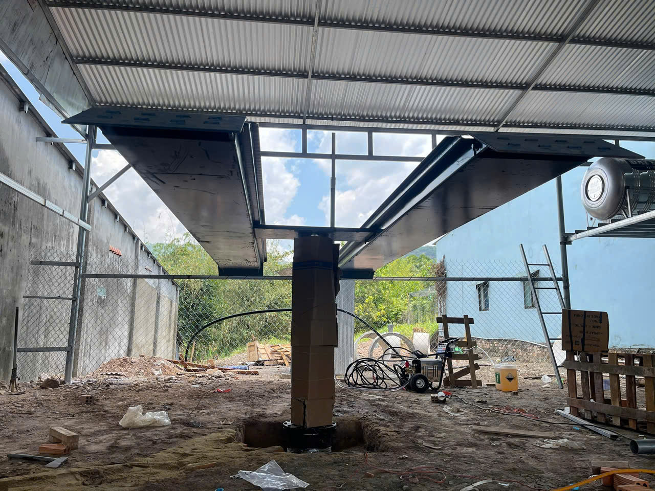 Lắp đặt hệ thống rửa xe