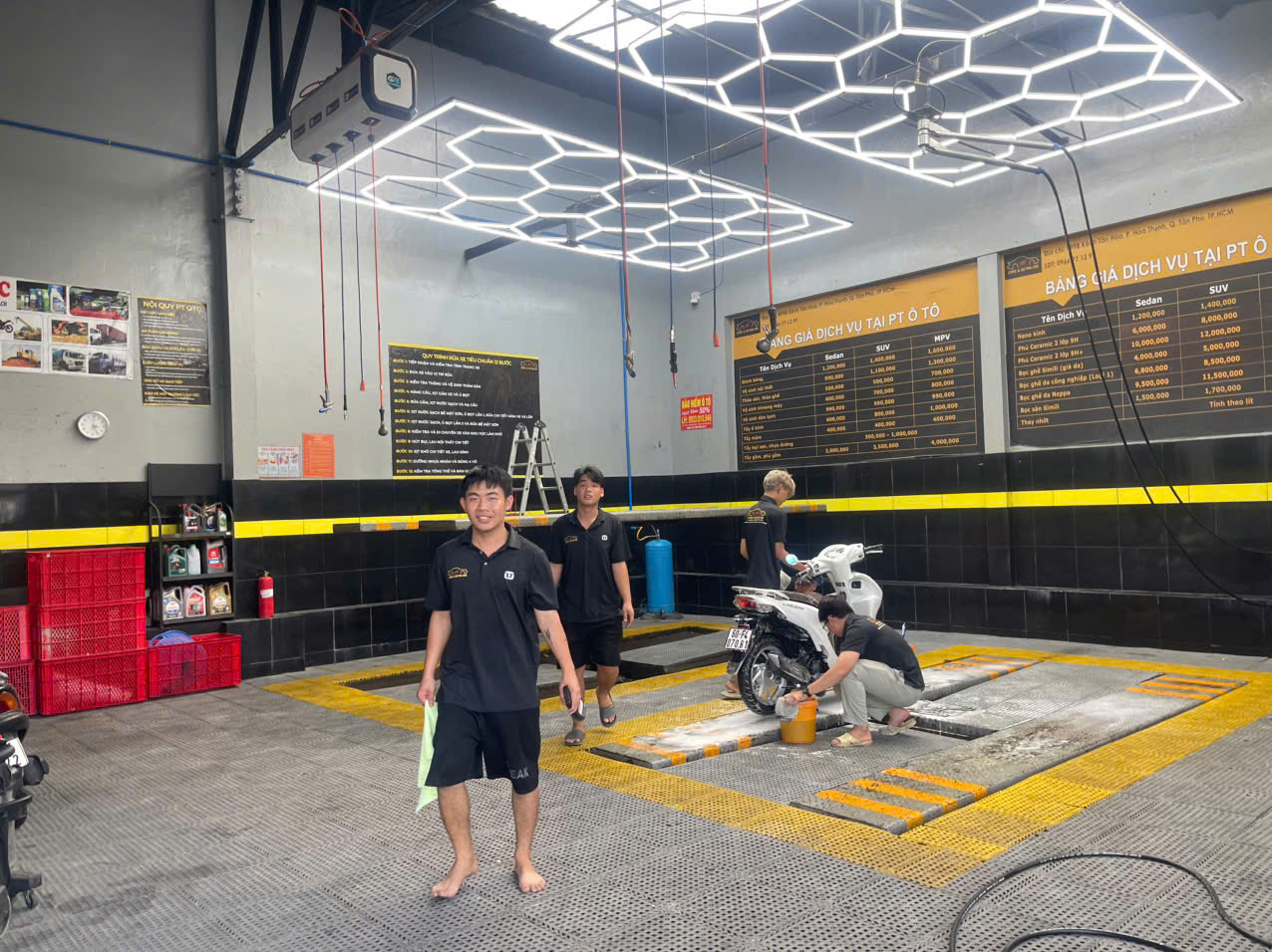 Bảo trì tiệm rửa xe