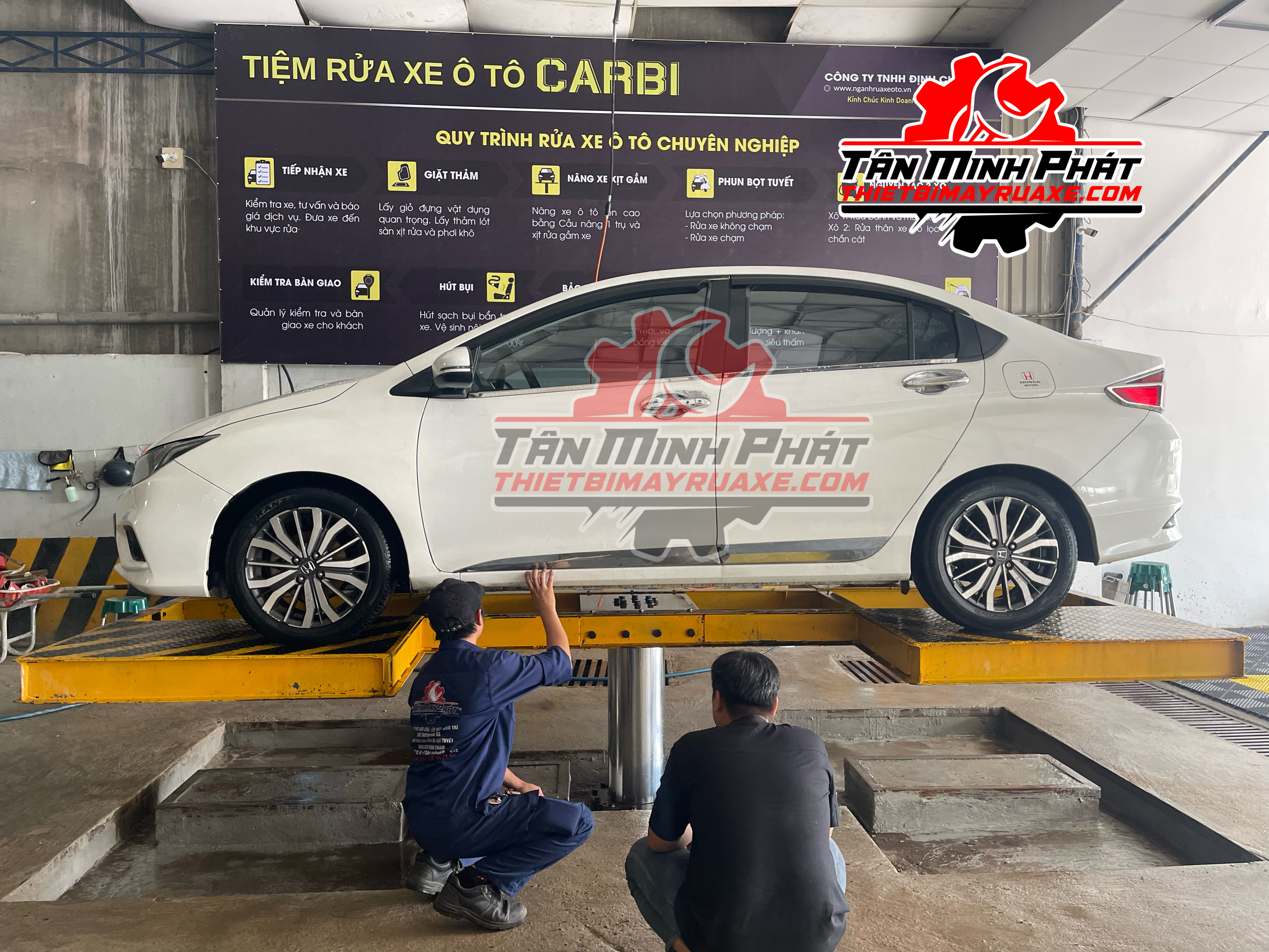 Bảo trì thiết bị rửa xe